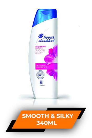 H&s Smooth & Silky 340ml